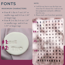 Load image into Gallery viewer, All- Clay Customized Pet Tag or Keychain