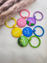 Load image into Gallery viewer, 1 Inch Colourful Bezel Tag