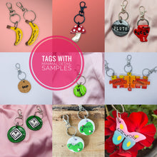 Load image into Gallery viewer, All- Clay Customized Pet Tag or Keychain