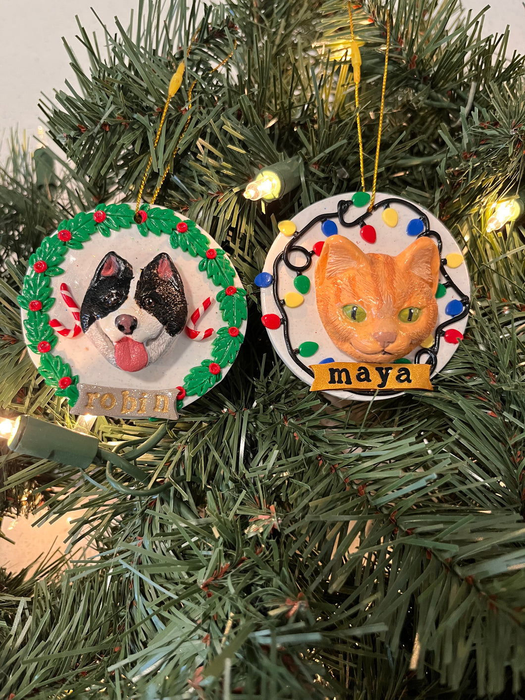 Pet Portrait Ornament